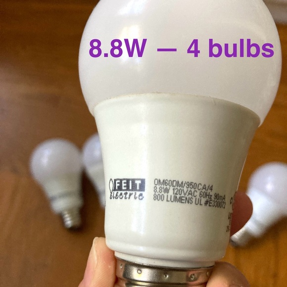 Lot of 8 Feit LED lightbulbs 5000K daylight - Picture 3 of 6